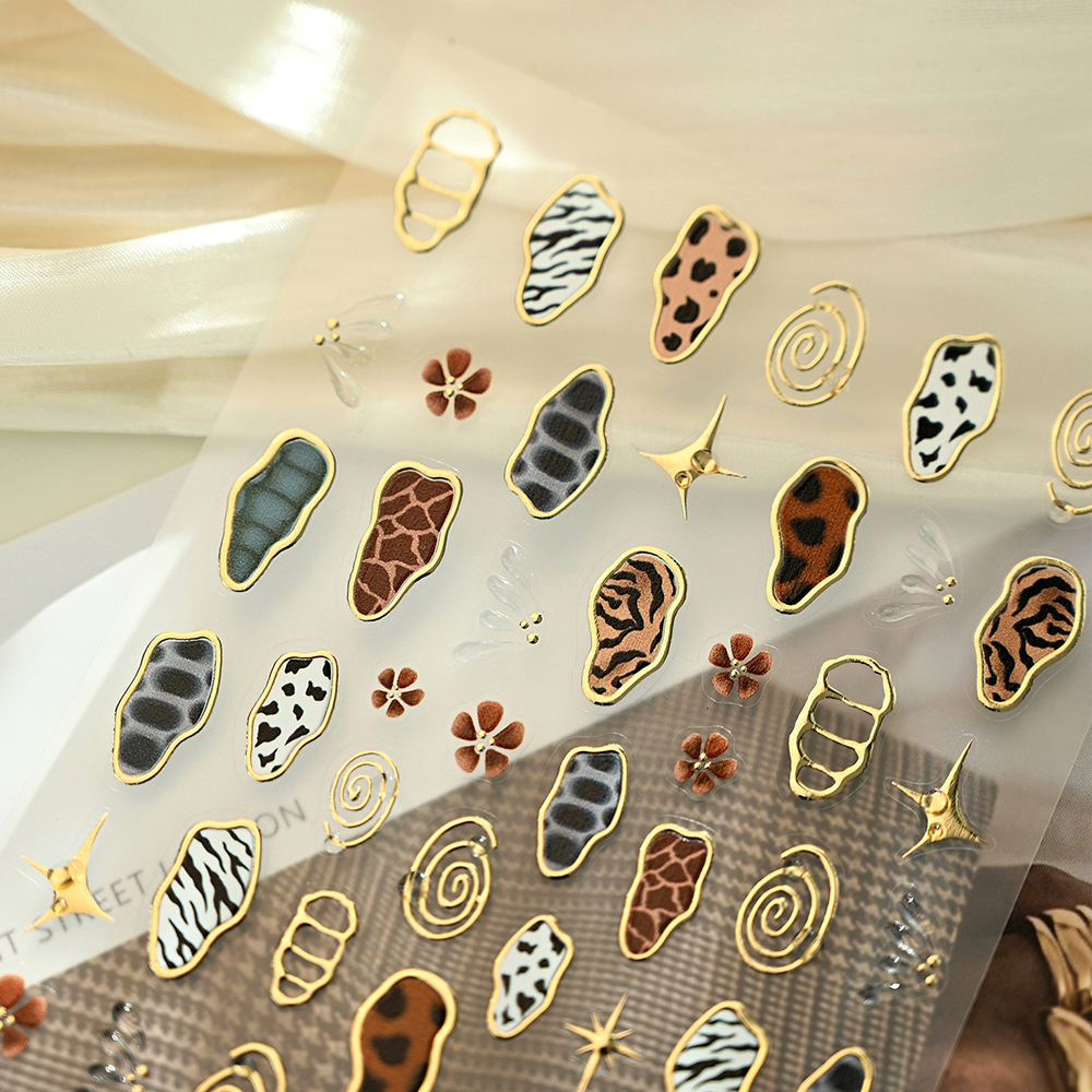 Leopard Print Nail Sticker for - Nail Art Zebra 评论和价格
