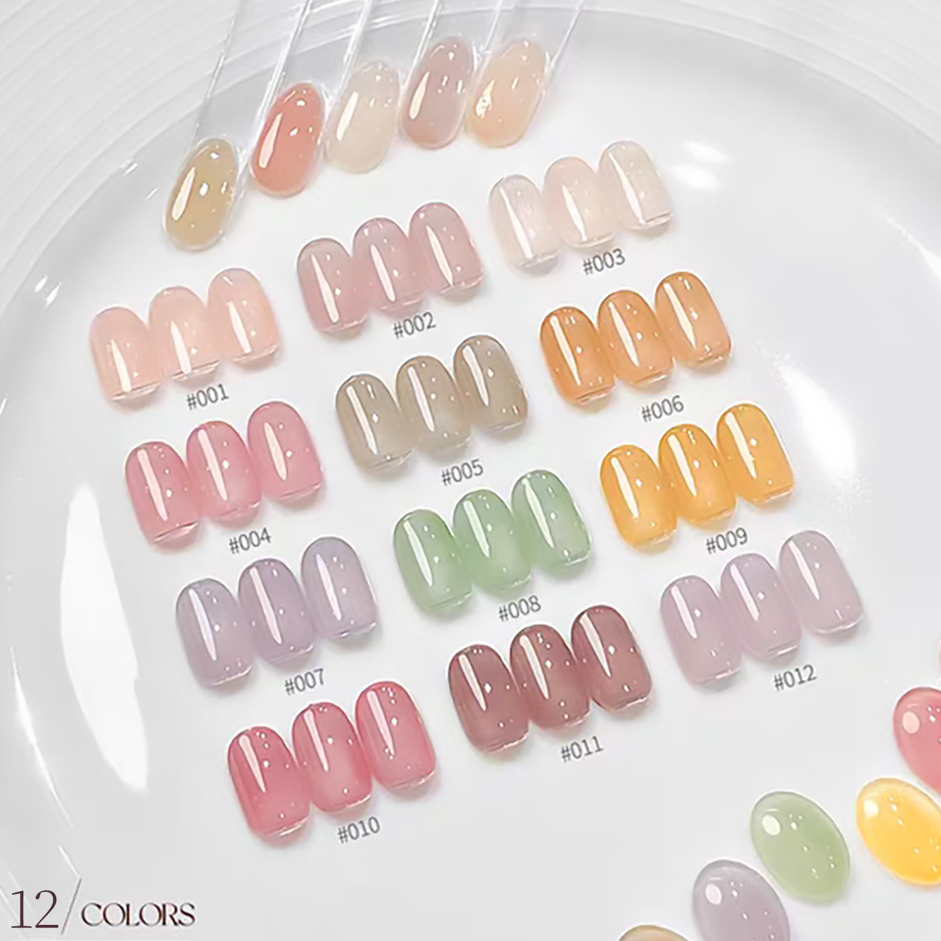 1pcs TC Ice Transparent Gentle - Nail Art Ice Blue 评论和价格