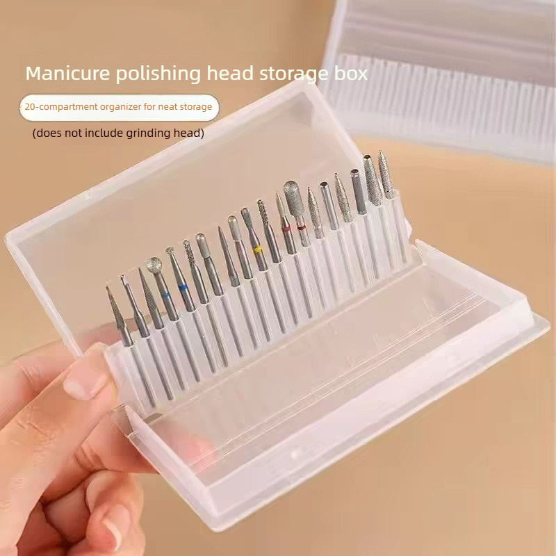 1/2/3PCS 20 Slots Clear Nail D - Nail Art Rame 评论和价格