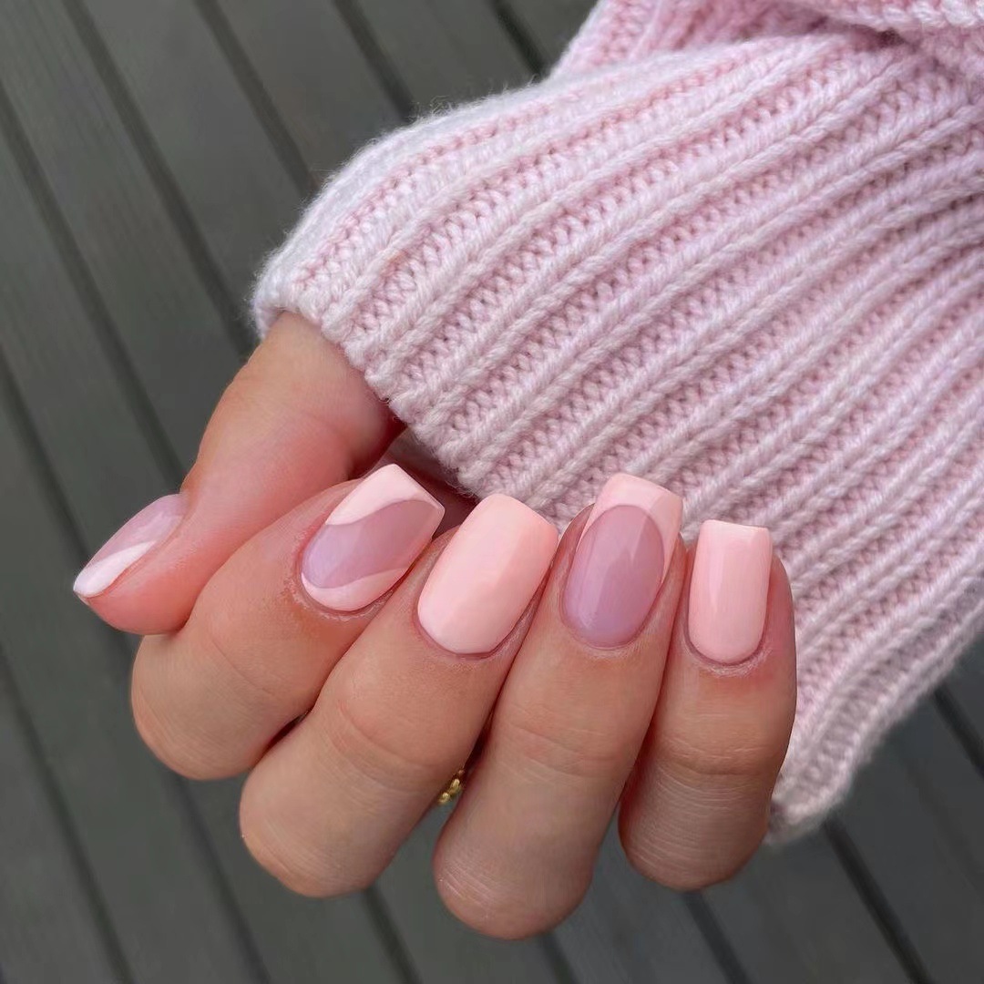 24Pcs Summer Orange Square Wea - Nail Art Simple Elegant 评论和价格