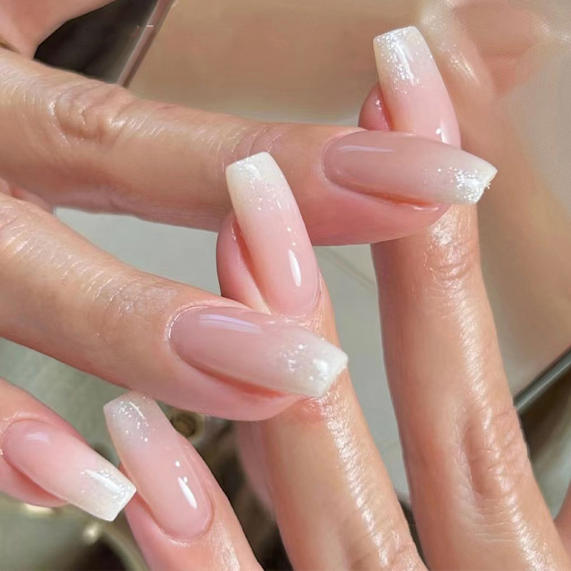 24Pcs Summer Orange Square Wea - Nail Art Simple Elegant 评论和价格