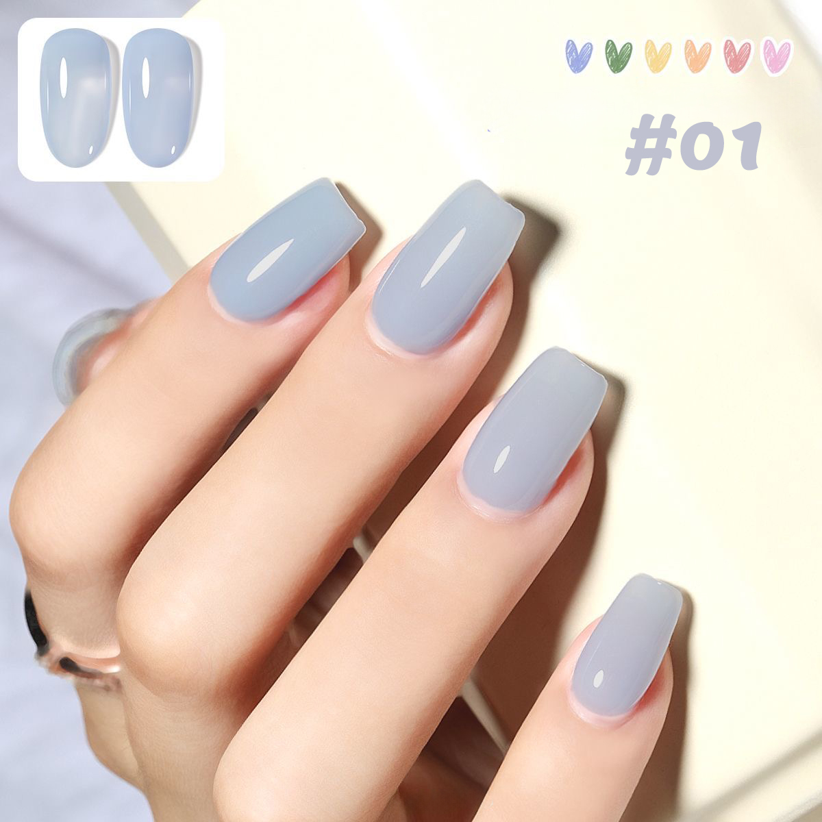 MIANEL 12ML 2026 New Summer Na - Nail Art Ice Blue 评论和价格