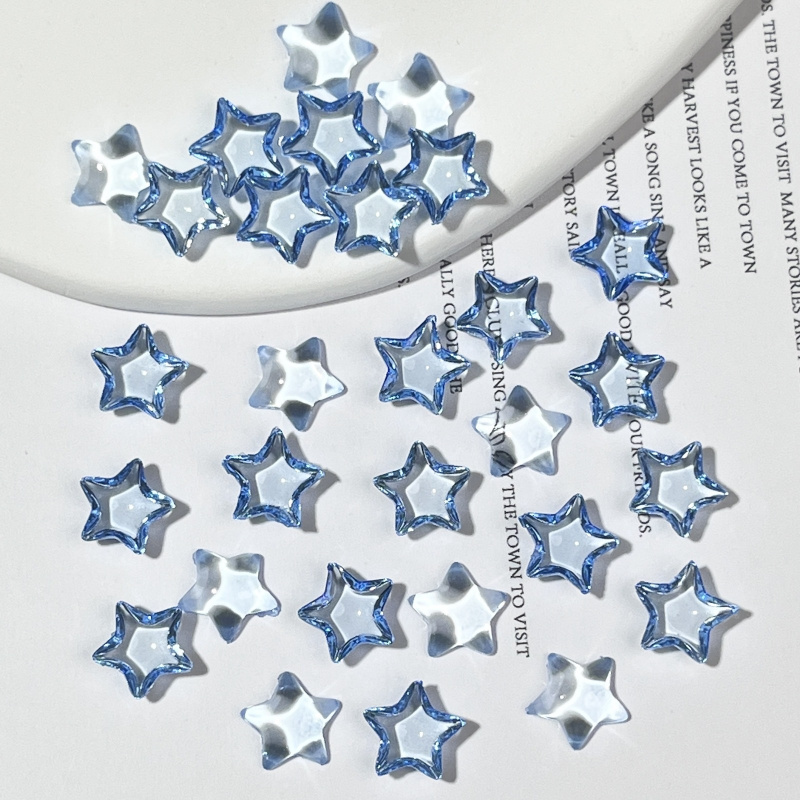 50pcs Five-pointed Star Nail C - Nail Art Lotso 评论和价格