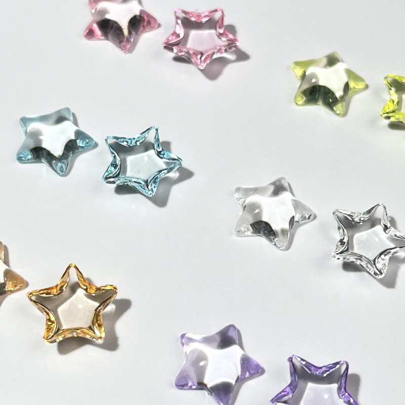 50pcs Five-pointed Star Nail C - Nail Art Lotso 评论和价格