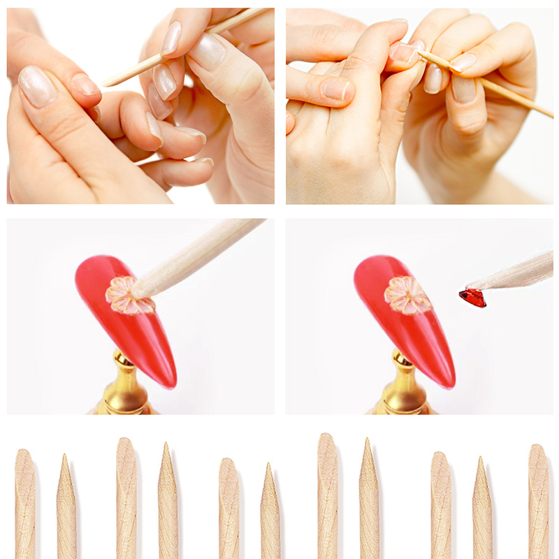 Nail Cuticle Pusher Orange Woo - Nail Art Orange 评论和价格